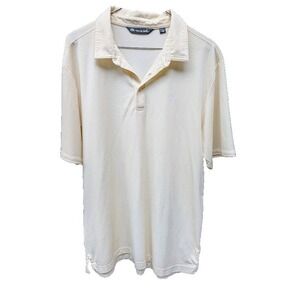 Travis Mathew Performance Polo Shirt Mens Size L Preppy Athletic Golf Casual